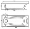 Акриловая ванна Vagnerplast Ebony (160 см)