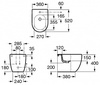 Биде напольное Roca Meridian Compact 357247000