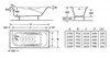 Чугунная ванна Roca Malibu 23097000R (170х75)