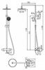 Душевая стойка Bravat Waterfall F939114C-A3-RUS