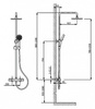 Душевая стойка Timo Termo SX-1050
