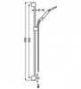 Душевой гарнитур Hansa Clear Tri 0456033078