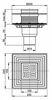 Душевой трап AlcaPlast APV4344