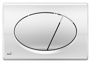 Кнопка смыва AlcaPlast ALCA M71 хром глянцевый