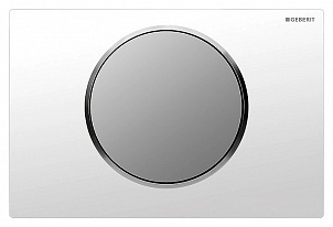 Кнопка смыва Geberit Sigma 10 115.758.KL.5 белый / хром матовый