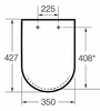 Крышка-сиденье Roca Gap Clean Rim 801732004 с микролифтом