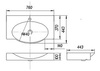 Мебельная раковина Edelform Signo 76