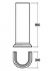Пьедестал для раковины Althea ceramica Marion 26030