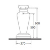Пьедестал для раковины Azzurra Jubilaeum JUB300B1