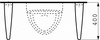 Перегородка для писсуара Jika Split 4760.1