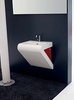 Раковина ArtCeram LaFontana LFL002 белая с красным
