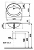 Раковина Jika Ibon 1301.0 встраиваемая