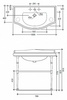 Раковина Kerasan Retro 105001D (100 см)