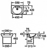 Раковина Roca Dama Senso Compacto 327513000 (55 см)