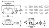 Раковина Roca Meridian 327242000 (60 см)