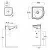 Рукомойник Simas Arcade AR036