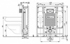 Система инсталляции для унитазов AlcaPlast Sadromodul A101/1300H
