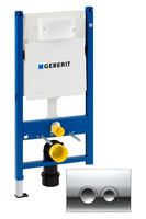 Система инсталляции для унитазов Geberit Duofix UP182 458.161.21.1 4 в 1 с кнопкой смыва