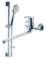 Смеситель Bravat Eco F00408C с душевым гарнитуром