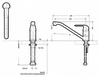 Смеситель Bravat Fit 7F7135188CP-RUS для кухонной мойки
