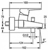 Смеситель Hansa Twist 09742183 для ванны с душем
