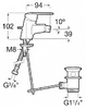 Смеситель Roca Victoria NEW 5A6025C00 для биде