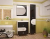 Тумба Style Line Адонис 65, черно-белая