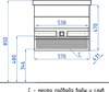 Тумба Style Line подвесная Амарант 60, белая, PLUS