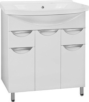 Тумба с раковиной Style Line Жасмин 80 (2 ящ.) под умывальник Эльбрус 80
