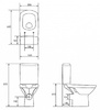Унитаз-компакт Cersanit Carina 314 011