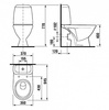 Унитаз-компакт Jika Baltic 2428.6