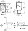 Унитаз-компакт Roca Dama Senso 342517000