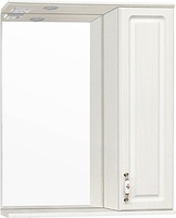 Зеркальный шкаф Style Line Олеандр-2 65/С Люкс, рельеф пастель