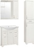 Зеркальный шкаф Style Line Олеандр-2 75/С Люкс, рельеф пастель